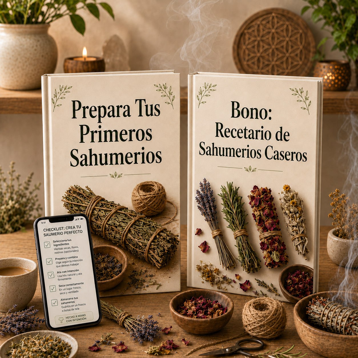 Prepara Tus Primeros Sahumerios + Bono Recetario